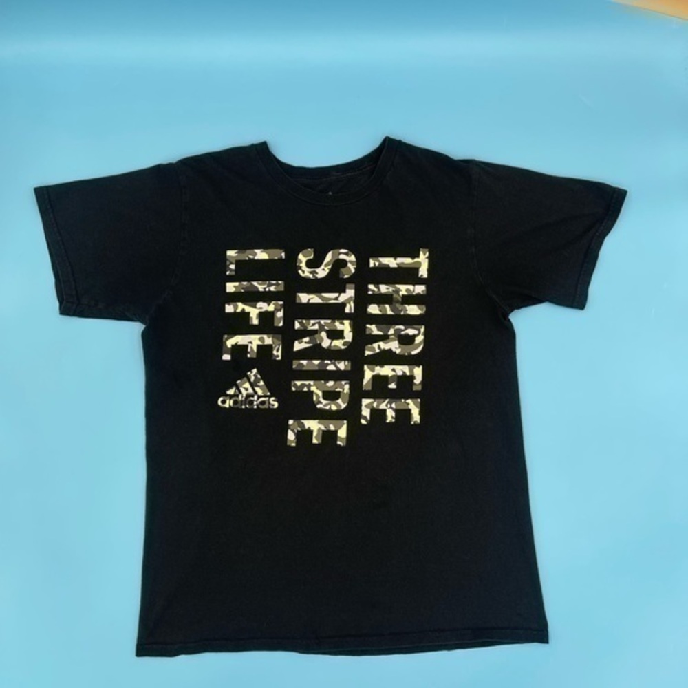 Adidas Three Stripe Graphic Tee